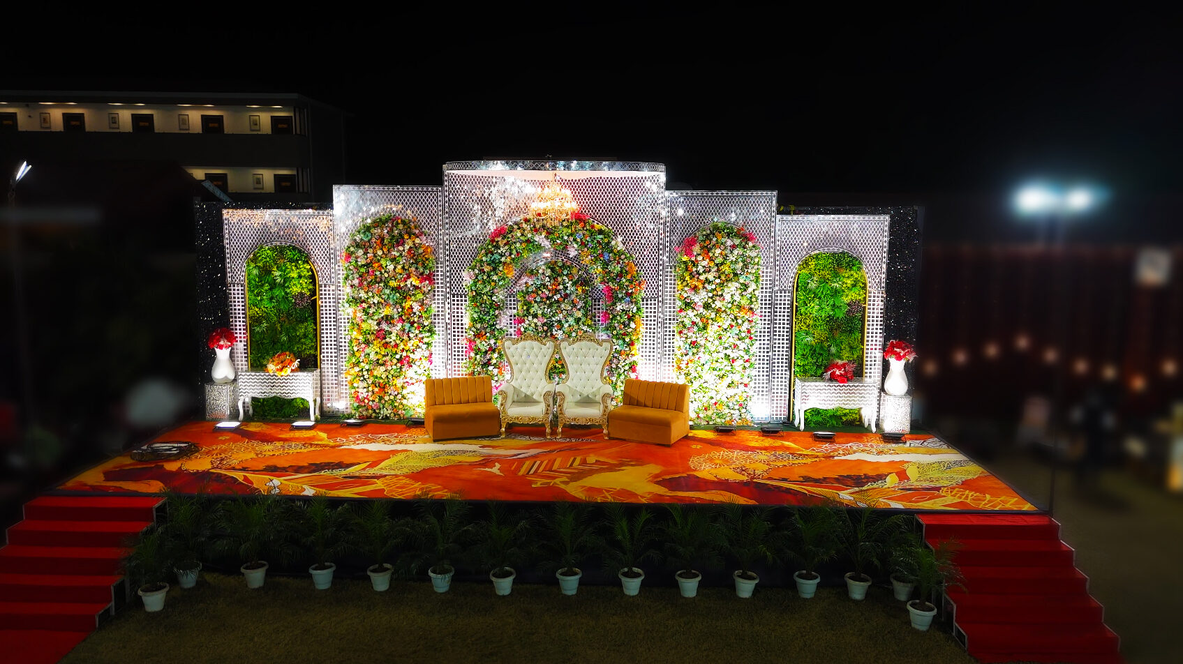 Hotel Yashoda Privilege - Garden 2 stage setup, Bhopal